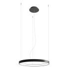 Aluminium Pendelleuchte Schwarz, Ringo, 30W, 3000K LED