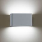 Silberne Außenleuchte Modern, Bridlington, 4,5W, 3000K LED, IP54