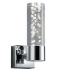 Chrom Wandleuchte Design, Delfina, 3,1W, 3000K LED, IP44