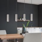 Nickel Pendelleuchte Modern, Kaso