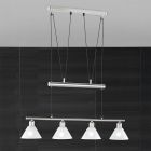 Nickel Pendelleuchte Antik, Portland