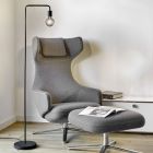 Schwarze Stehlampe Modern, Ritual, mit Schalter