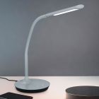 Graue Schreibtischlampe Modern, Yanis, 5W, warm- bis kaltweiß einstellbare LED, mit Schalter