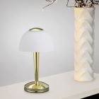 Messing Tischleuchte Antik, Daphne, 4W, 3000K LED, mit Schalter