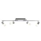 Graue Deckenstrahler Glas, Morely, 4,3W, 3000K LED