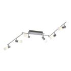 Graue Deckenstrahler Glas, Morely, 4,5W, 3000K LED