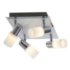 Graue Deckenstrahler Glas, Morely, 4,3W, 3000K LED