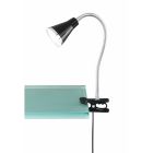 Schwarze Klemmspot Kunststoff, Taimi, 3,8W, 3000K LED, mit Schalter