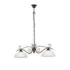 Weiße Pendelleuchte Antik, Jared