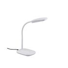 Weiße Schreibtischlampe Modern, Charlot, 3,5W, 3000K LED, mit Schalter