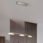 Nickel Pendelleuchte Esszimmer Design, Fenno, 9W, 3000K LED, 3-stufig dimmbar