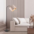 Beige Bogenlampe Modern, Ercan