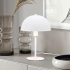 Weiße Tischleuchte Modern, Fransisca, mit Schalter