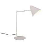 Graue Schreibtischlampe Modern, Jille, mit Schalter