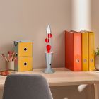 Rote Lavalampe Glas, Coert, 21W, 3000K LED, mit Schalter