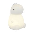 Weiße Kinderzimmer Tischleuchte Kunststoff, Vedat, 0,5W, RGBW LED, mit Schalter