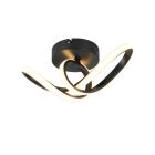 Schwarze Deckenleuchte Design, Wiard, 7W, 3000K LED