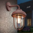 Rostfarbene Außenleuchte Industrial, Trevor, IP44