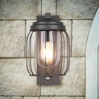 Anthrazit Außen Wandleuchte mit Bewegungsmelder Modern, Emanuela, IP44