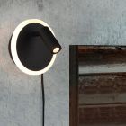 Schwarze Wandleuchte Modern, Sirias, 5W, 3000K LED, mit Schalter