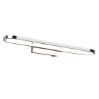 Chrom Wandleuchte Badezimmer Modern, Martin, 22W, 3000K LED, IP44