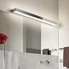 Chrom Wandleuchte Badezimmer Modern, Basma, 13W, 3000K LED, IP44