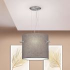 Graue Pendelleuchte Esszimmer Metall, Myke