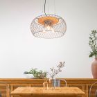 Nickel Pendelleuchte Industrial, Gerardo