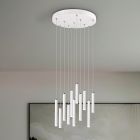Weiße Pendelleuchte Modern, Jessamy, 2,5W, 3000K LED