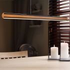 Holz Pendelleuchte Modern, Cengiz, 40W, in Lichtfarbe einstellbare LED, mit Schalter