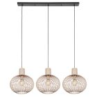 Beige Pendelleuchte Industrial, Gjalt