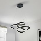 Anthrazit Pendelleuchte Modern, Davu, 52W, 3000K LED
