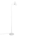Weiße Stehlampe Modern, Kaso, mit Schalter
