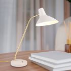 Weiße Schreibtischlampe Antik, Merit