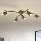 Bronze Deckenstrahler Modern, Kaso