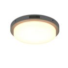 Anthrazit Außen Wandleuchte mit Bewegungsmelder Metall, Prashant, 14W, White Switch LED, IP54