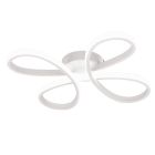 Weiße Deckenleuchte Design, Vikash, 25W, 4000K LED, 3-stufig dimmbar