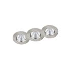 Nickel Badezimmer Einbaustrahler Modern, Iman, 5W, 3000K LED, IP65