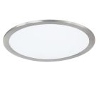 Nickel Deckenlampe Modern, Jamilia, 15W, RGBW LED, mit Fernbedienung