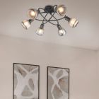 Schwarze Deckenlampe Modern, Meriem