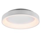 Weiße Deckenlampe Modern, Jered, 48W, warm- bis kaltweiß einstellbare LED, mit Fernbedienung