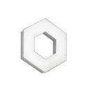 Weiße Deckenlampe Modern, Kojo, 8W, 3000K LED