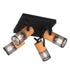 Schwarze Deckenstrahler Vintage, Jessica