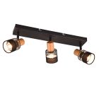 Schwarze Deckenstrahler Retro, Solmaz