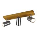 Nickel Deckenstrahler Modern, Kaso