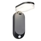 Schwarze Solar Außen Wandleuchte Modern, Laquisha, 3W, 4000K LED, IP44