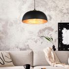 Schwarze Pendelleuchte Industrial, Sylvano