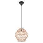 Braune Pendelleuchte Landhaus, Liduina