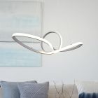 Weiße Pendelleuchte Modern, Jonny, 28W, 4000K LED