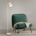 Braune aufladbare Stehlampe Metall, Suraya, 4,5W, 3000K LED, 3-stufig dimmbar